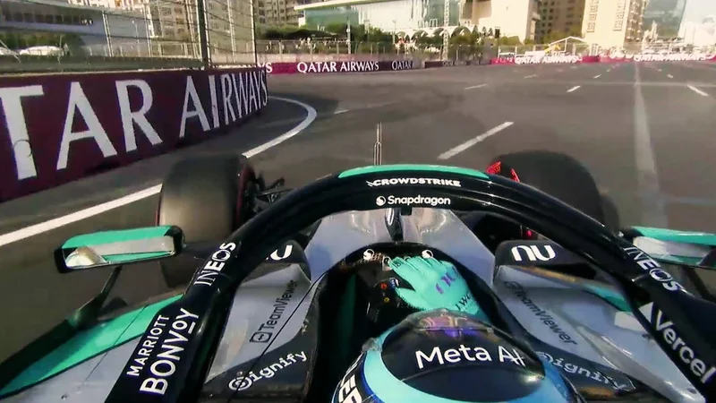 2026 Aserbaidschan GP FP2: Onboard mit Russell für die schnellste Runde Donnerstag Praxis