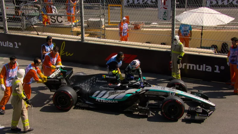 2026 Azerbaigian GP FP1: Antonelli fuori sessione dopo essersi fermato in pista