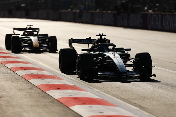 LIVE COVERAGE: Russell beats Verstappen to Baku win by a tenth