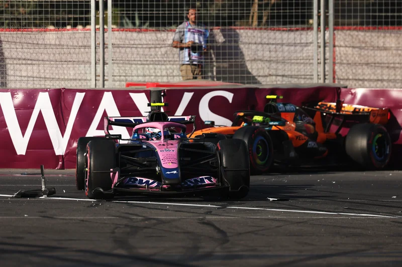 Flavio Briatore wiegt Action, nachdem Franco Colapinto in Pierre Gasly in Baku stürzt