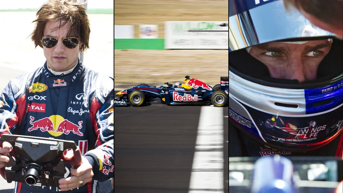 When Tom Cruise drove an 850-horsepower Red Bull Formula 1 car