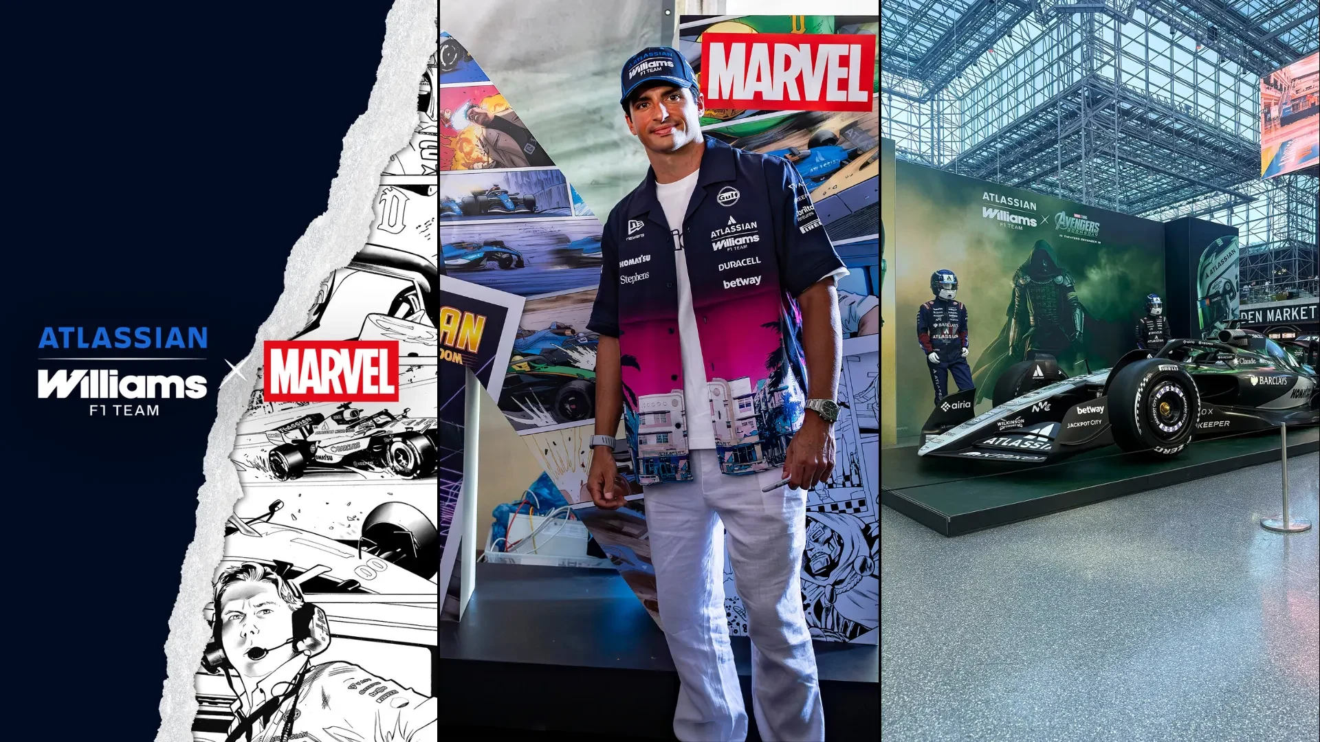 Williams porta Doctor Doom a New York Comic Con con speciale livrea Marvel