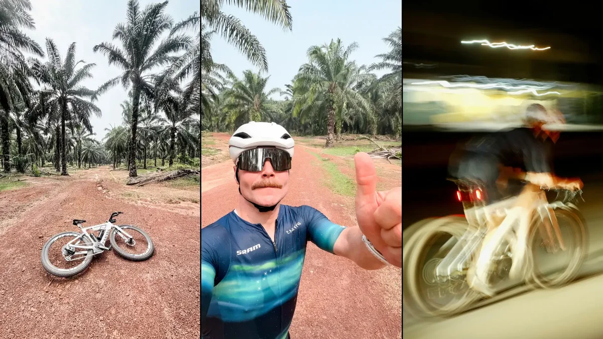 Valtteri Bottas cycles 419.67km from Malaysia to Singapore ahead of Grand Prix