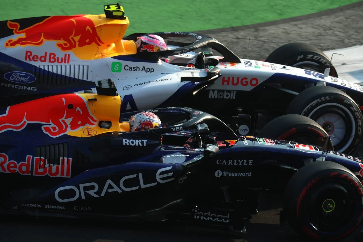 Max Verstappen and Liam Lawson hit with grid drops after clumsy practice clash in Mexico City