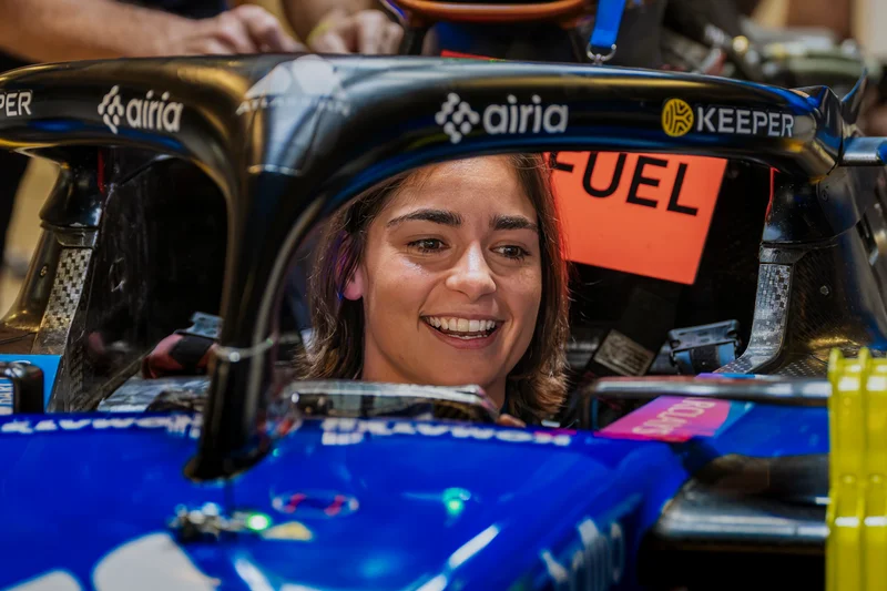 Jamie Chadwick completes maiden Formula 1 test with Williams at Portimao