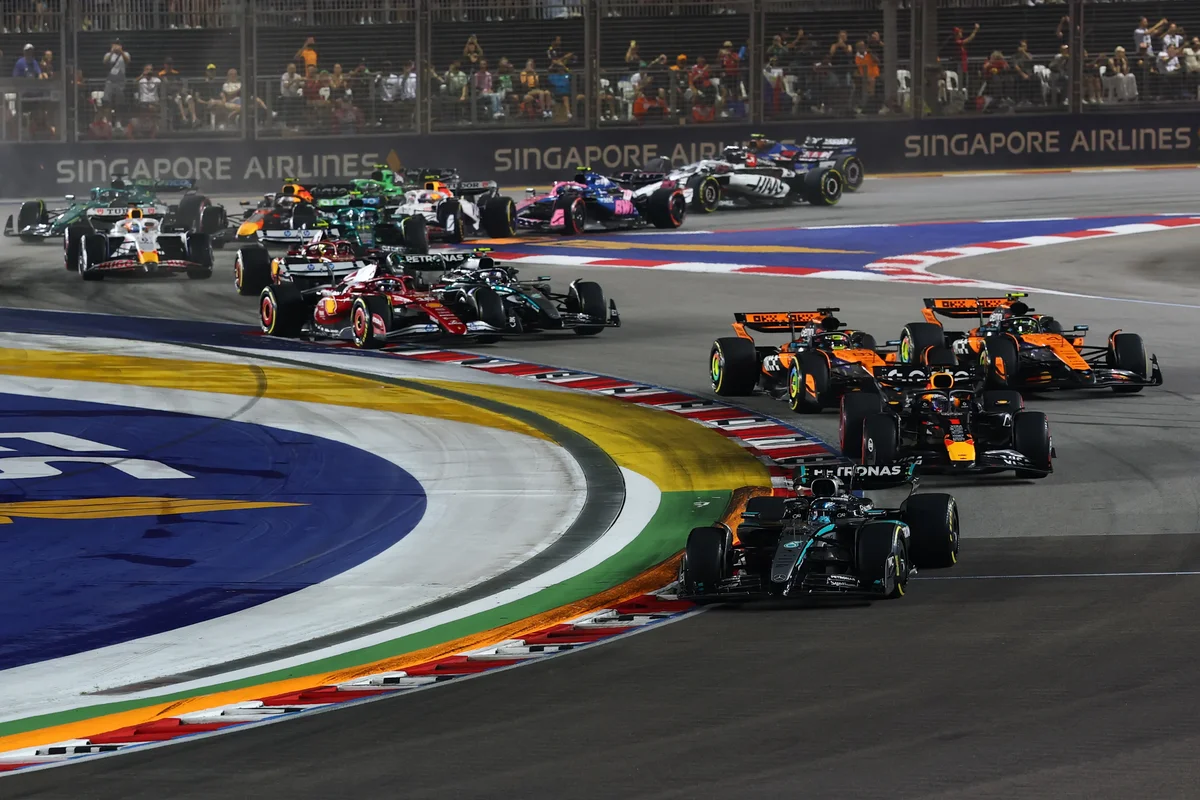 Schedule and broadcast details for the 2026 Singapore Grand Prix