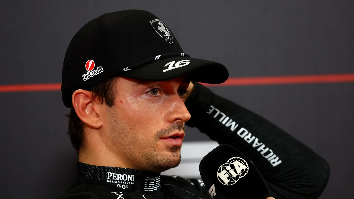 Charles Leclerc rues qualifying misjudgement as Max Verstappen takes Singapore pole