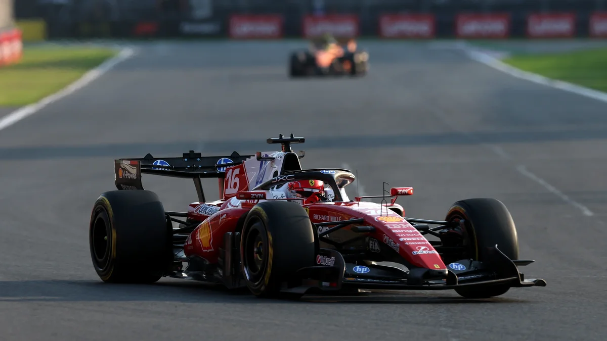 Charles Leclerc puts Ferrari on top again in Mexico City Friday practice
