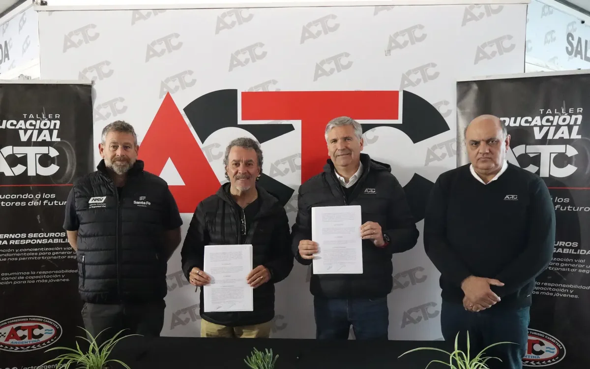 Actc educación signs road safety agreement in rosario