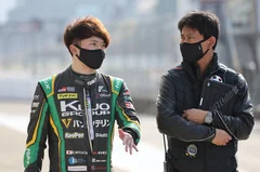 Ritomo Miyata leads the opening Super Formula practice at Fuji Speedway