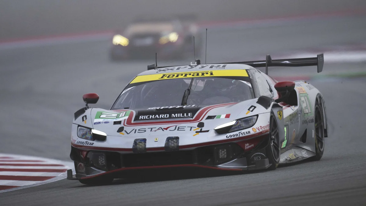 Ferrari leads Mercedes-AMG in historic LMGT3 practice at Circuit Barcelona de Catalunya
