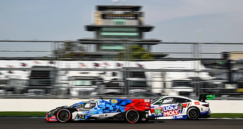 Strakke finish en wilde comedowns definiëren Indianapolis sprint race in IMSA WeatherTech SportsCar Championship