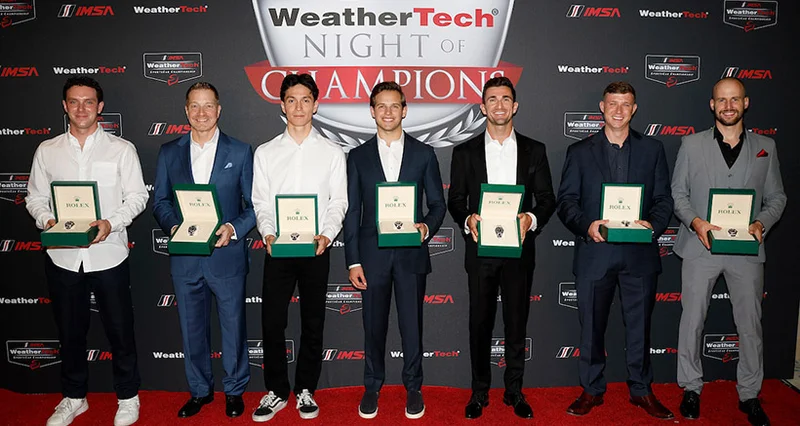 Campionati celebrati al 2026 WeatherTech Night of Champions