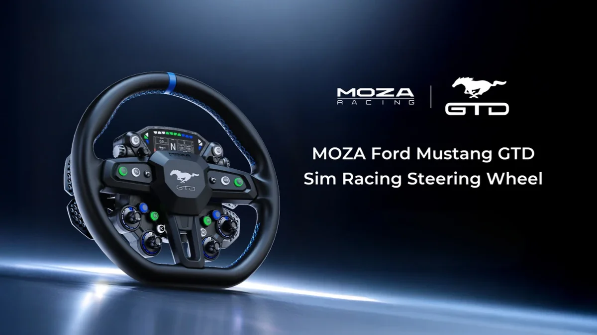 MOZA Racing lance officiellement le volant Ford Mustang GTD Sim Racing Wheel et le minimanche Airbus MA3F