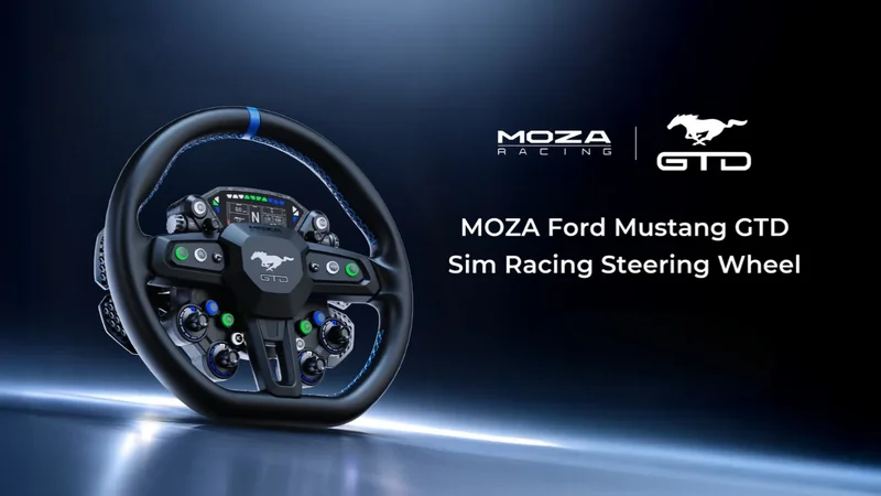 MOZA Racing Officially Launches the Ford Mustang GTD Sim Racing Wheel and Airbus MA3F Sidestick