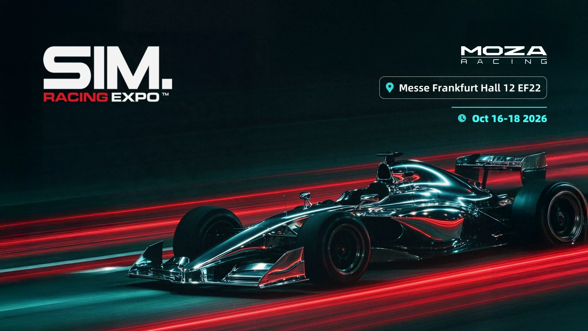 MOZA Racing porta alla Sim Racing Expo 2026 la sua esposizione più grande di sempre