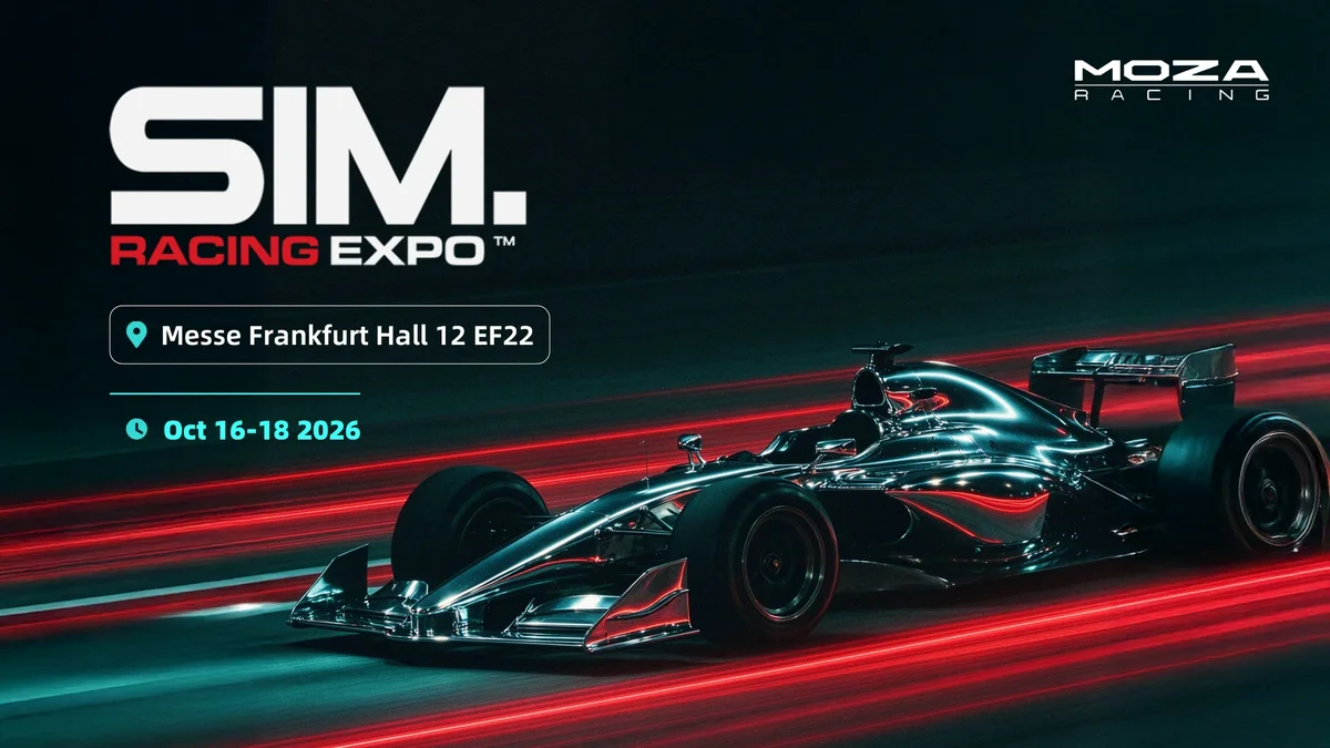MOZA Racing Brings Its Biggest-Ever Showcase to Sim Racing Expo 2026