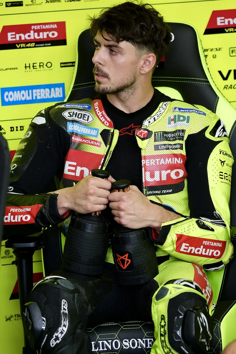 Fabio Di Giannantonio detalles wild Mandalika start and Marc Marquez contact