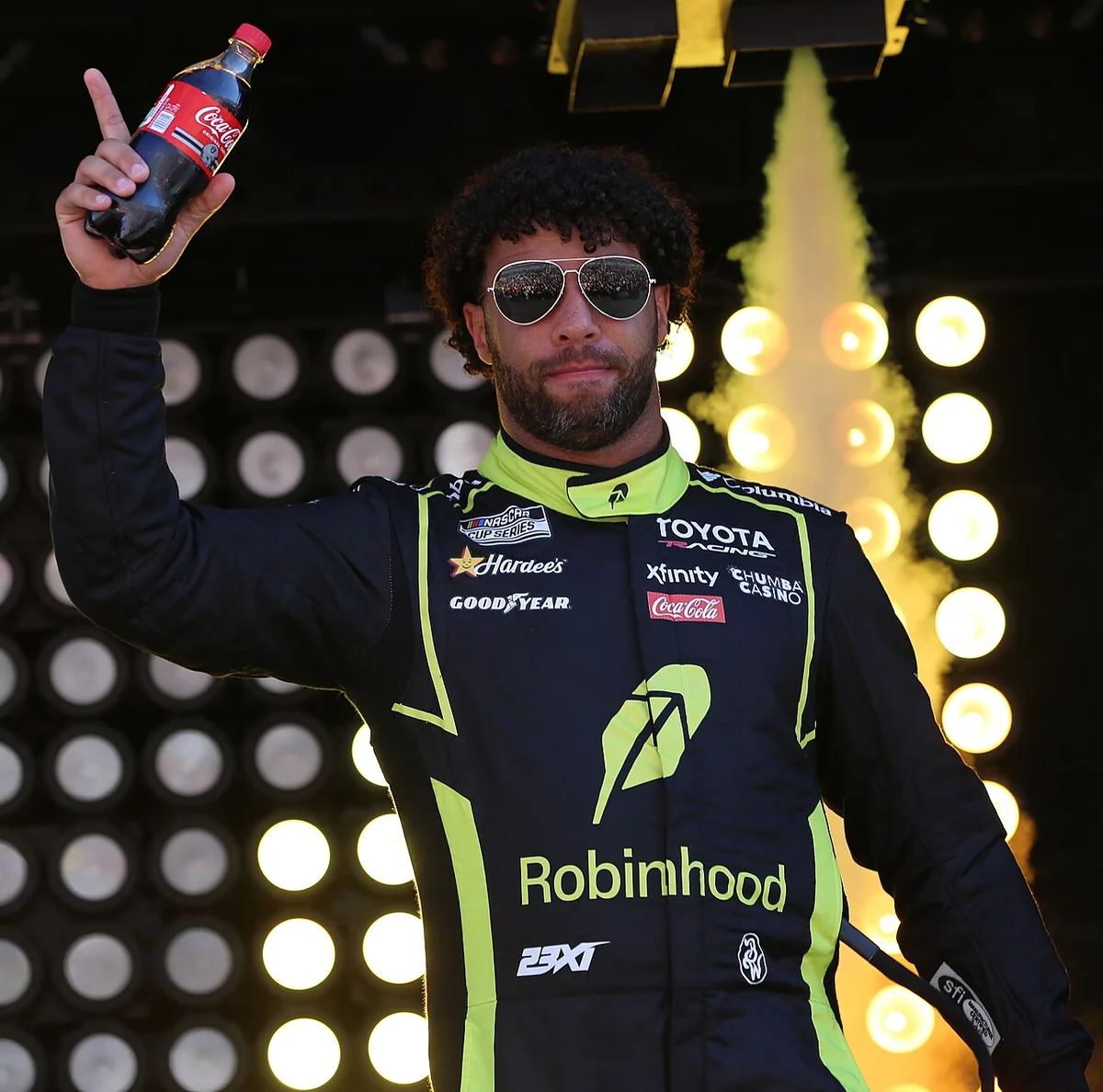 Bubba Wallace and Alex Bowman escape vicious Charlotte crash unscathed