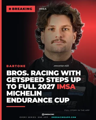 Bartone Bros. Racing with GetSpeed steps up to full 2027 IMSA Michelin Endurance Cup