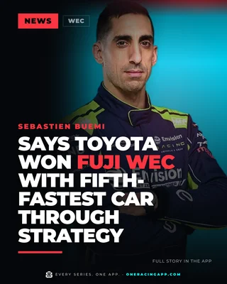 Sebastien Buemi says Toyota won Fuji WEC with fifth-fastest car through strategy