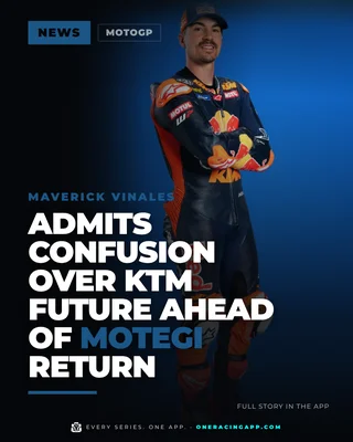 Maverick Vinales admits confusion over KTM future ahead of Motegi return