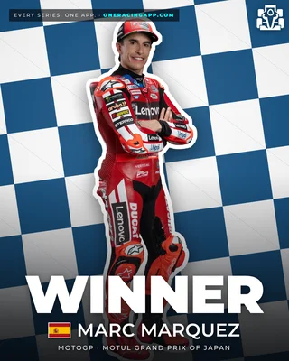 Marc Marquez wins Motul Grand Prix of Japan.