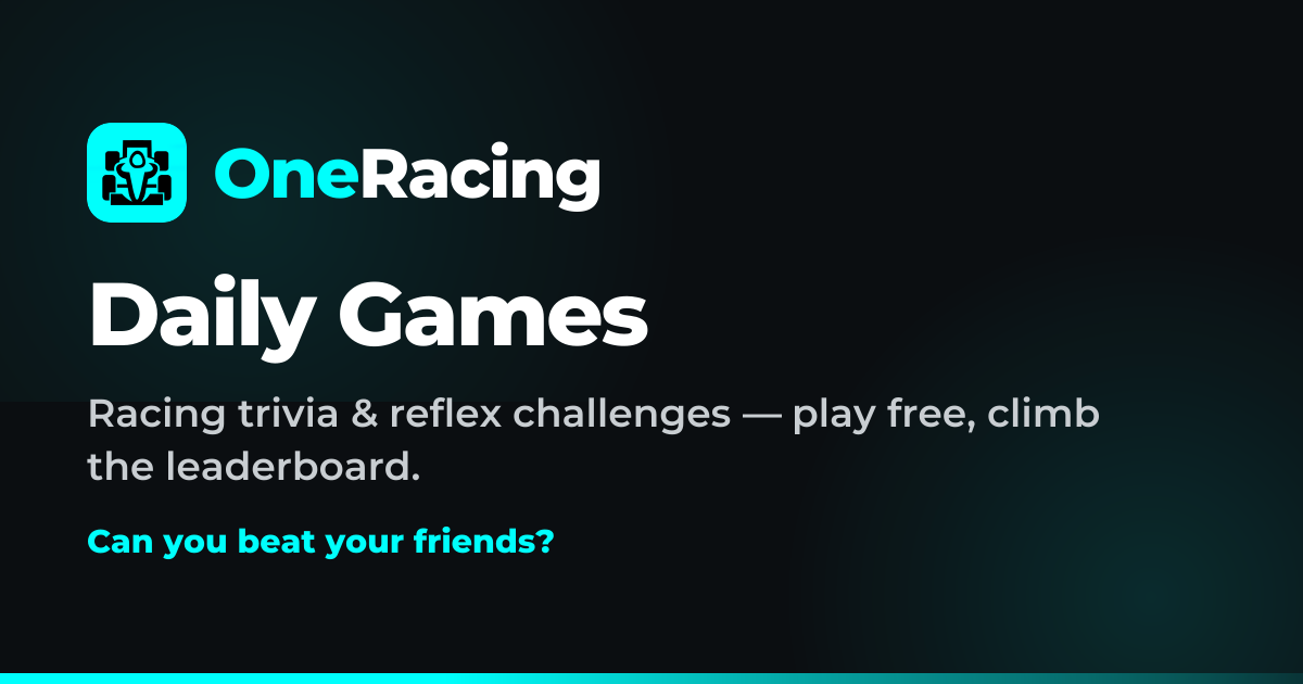 Giochi e sfide quotidiane di motorsport | OneRacing