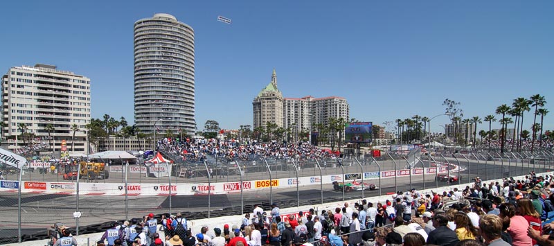 Streets of Long Beach track layout