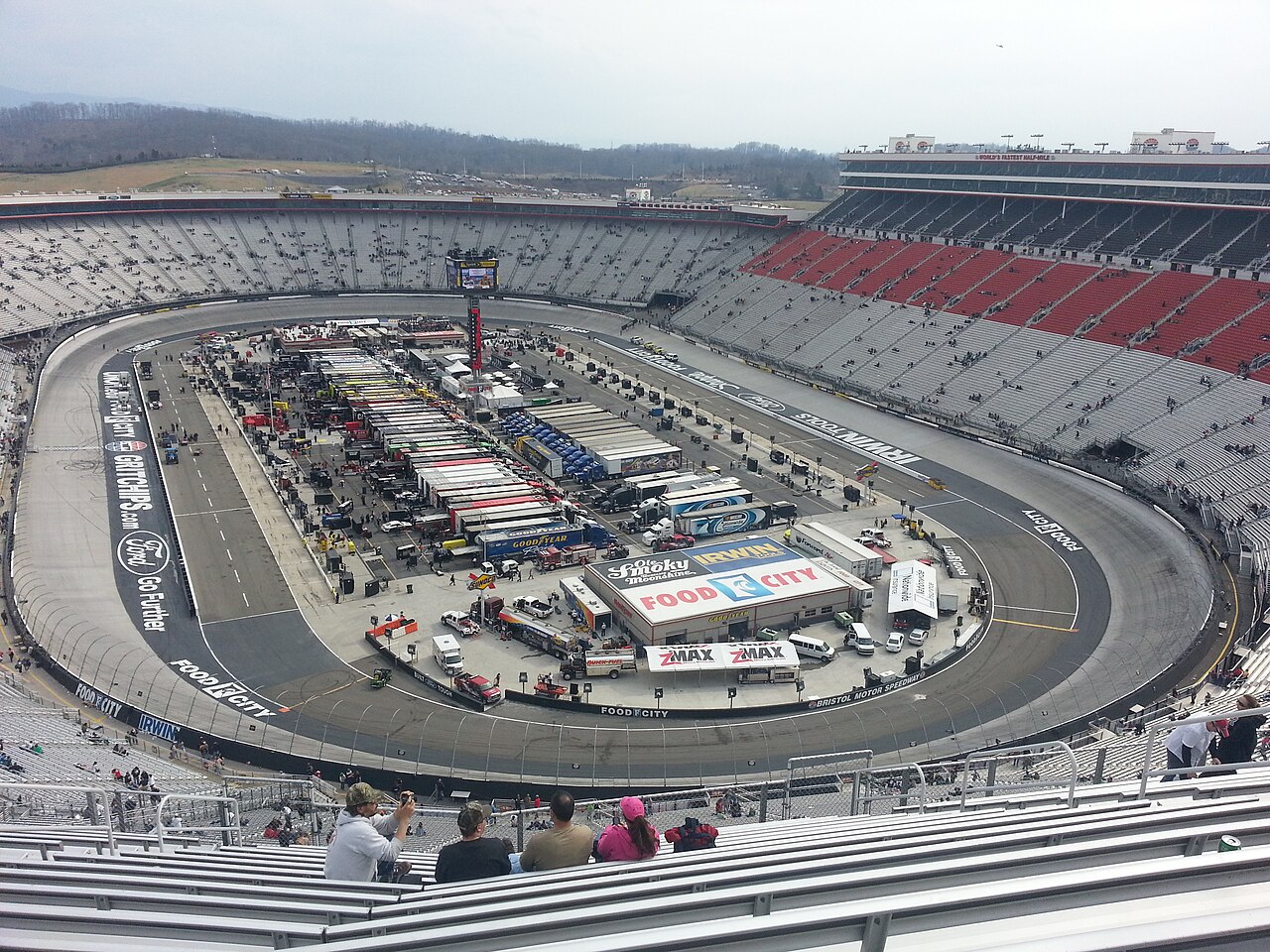 Bristol Motor Speedway track layout