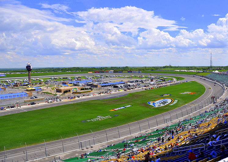 Kansas Speedway track layout