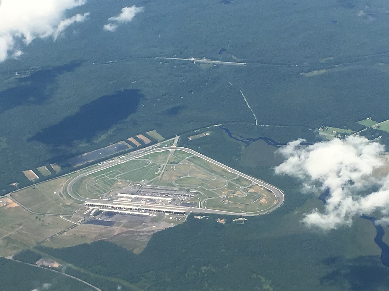 Pocono Raceway track layout