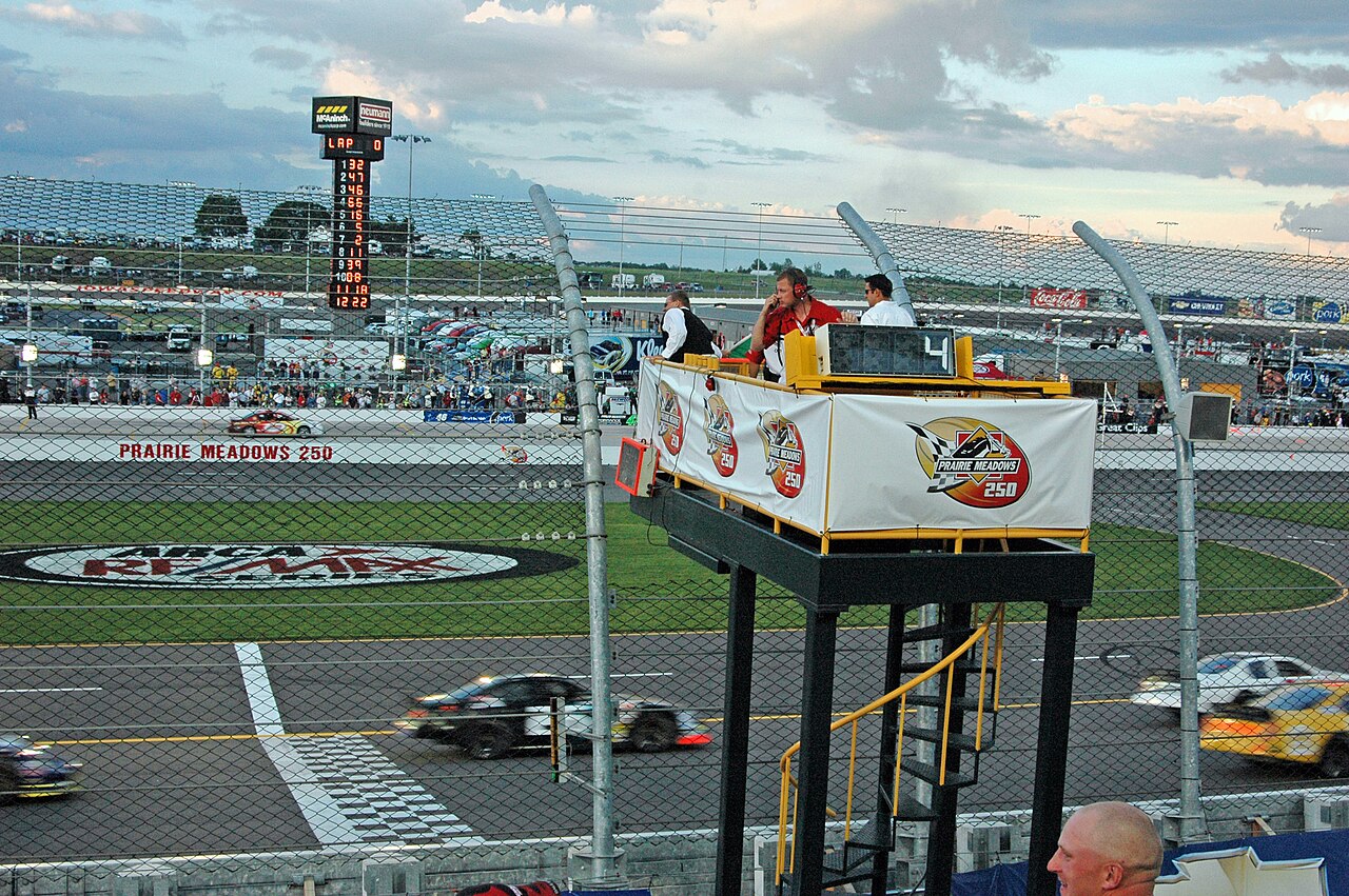 Iowa Speedway track layout