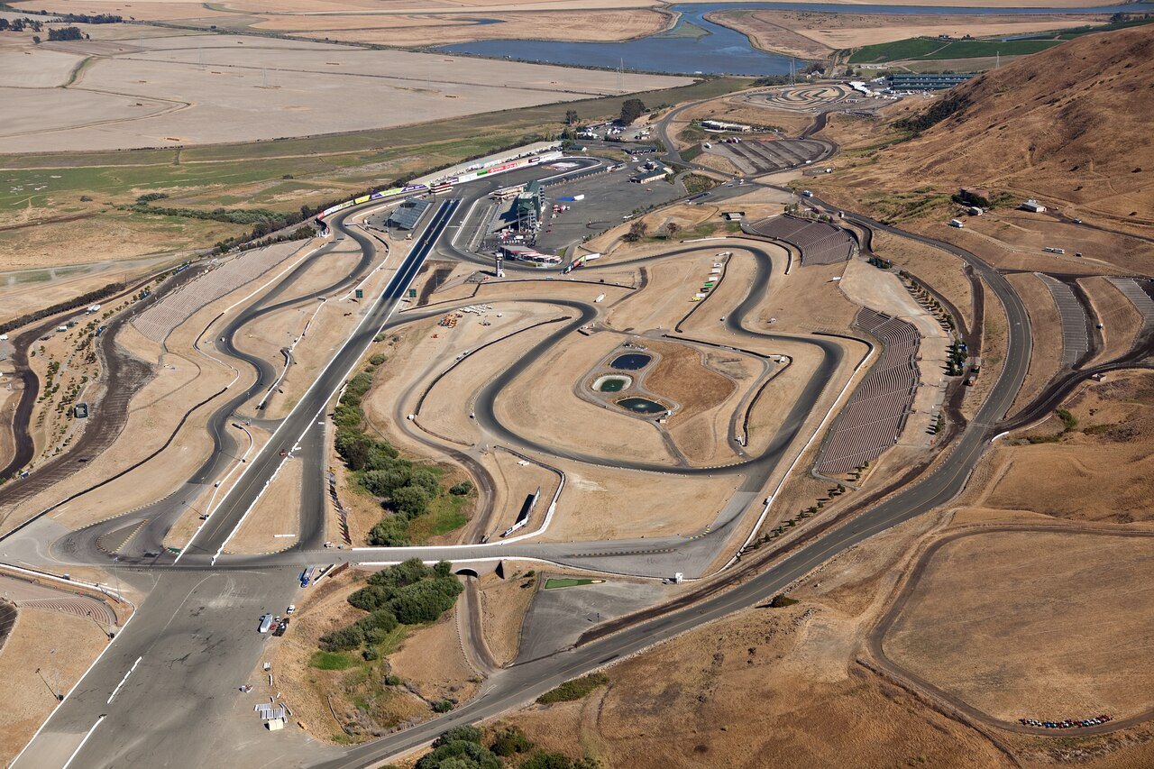 Sonoma Raceway track layout