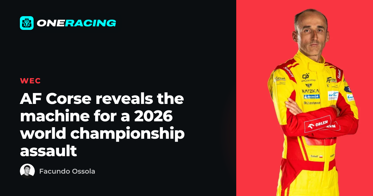 AF Corse reveals the machine for a 2026 world championship assault