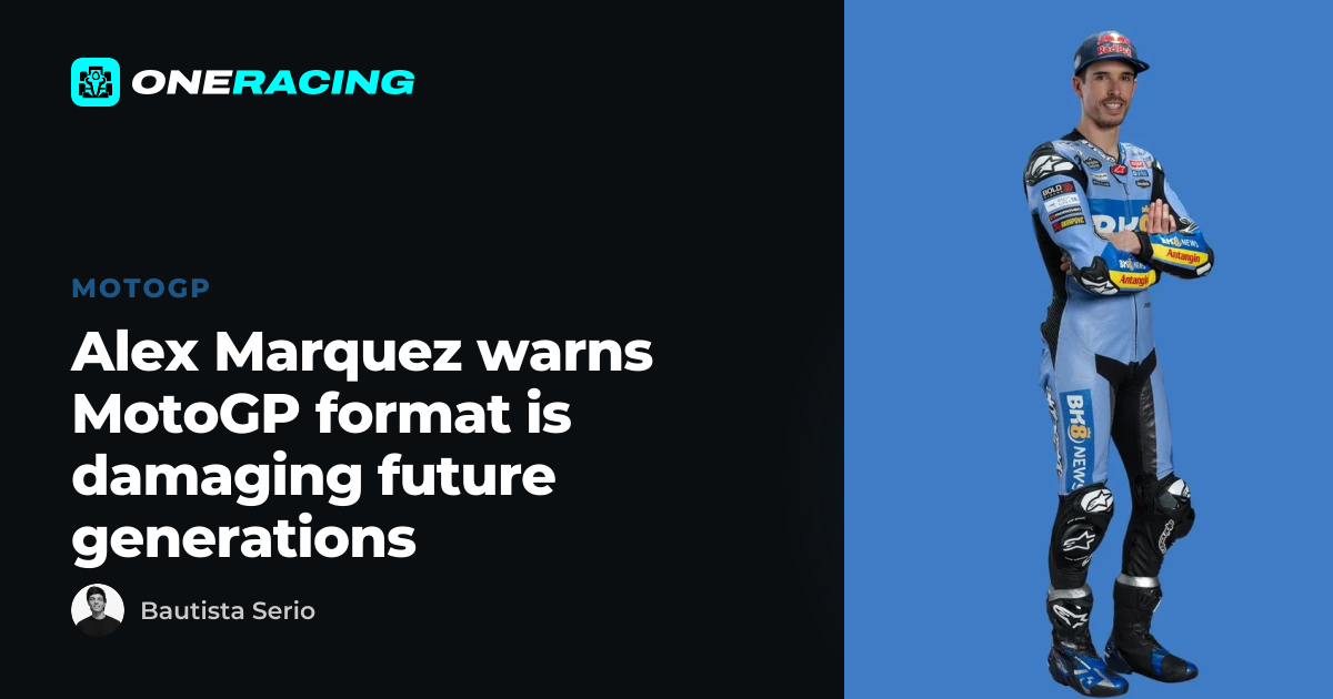 Alex Marquez warns MotoGP format is damaging future generations