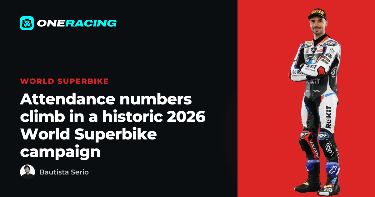 Attendance numbers climb in a historic 2026 World Superbike campaign