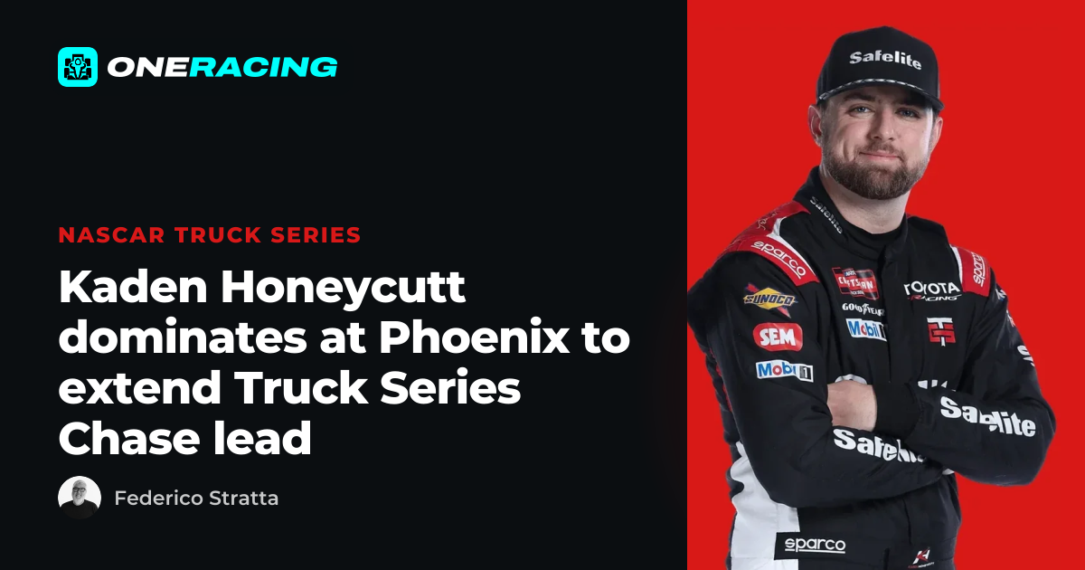 Kaden Honeycutt Wins Phoenix Truck Race to Extend Points Lead