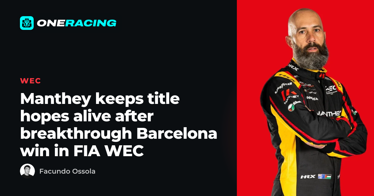 Manthey keeps title hopes alive after breakthrough Barcelona win in FIA WEC