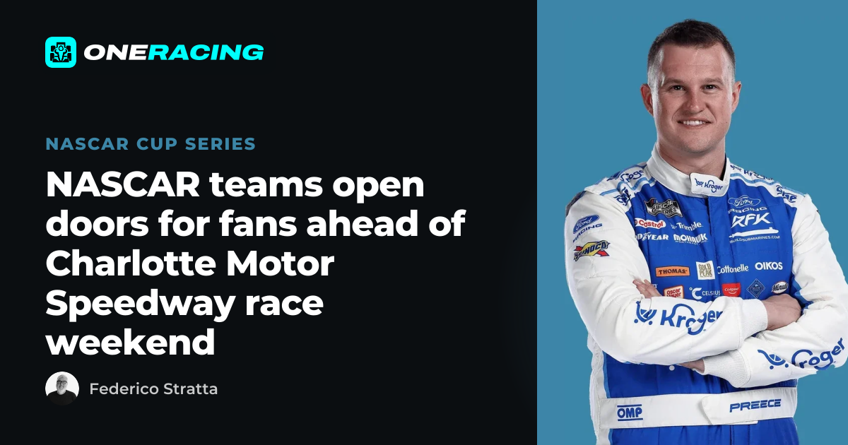 NASCAR teams open doors for fans ahead of Charlotte Motor Speedway…