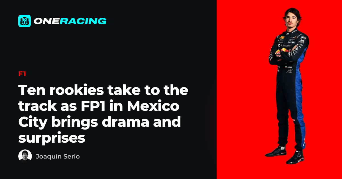 Ten rookies take to the track as FP1 in Mexico City brings drama and surprises